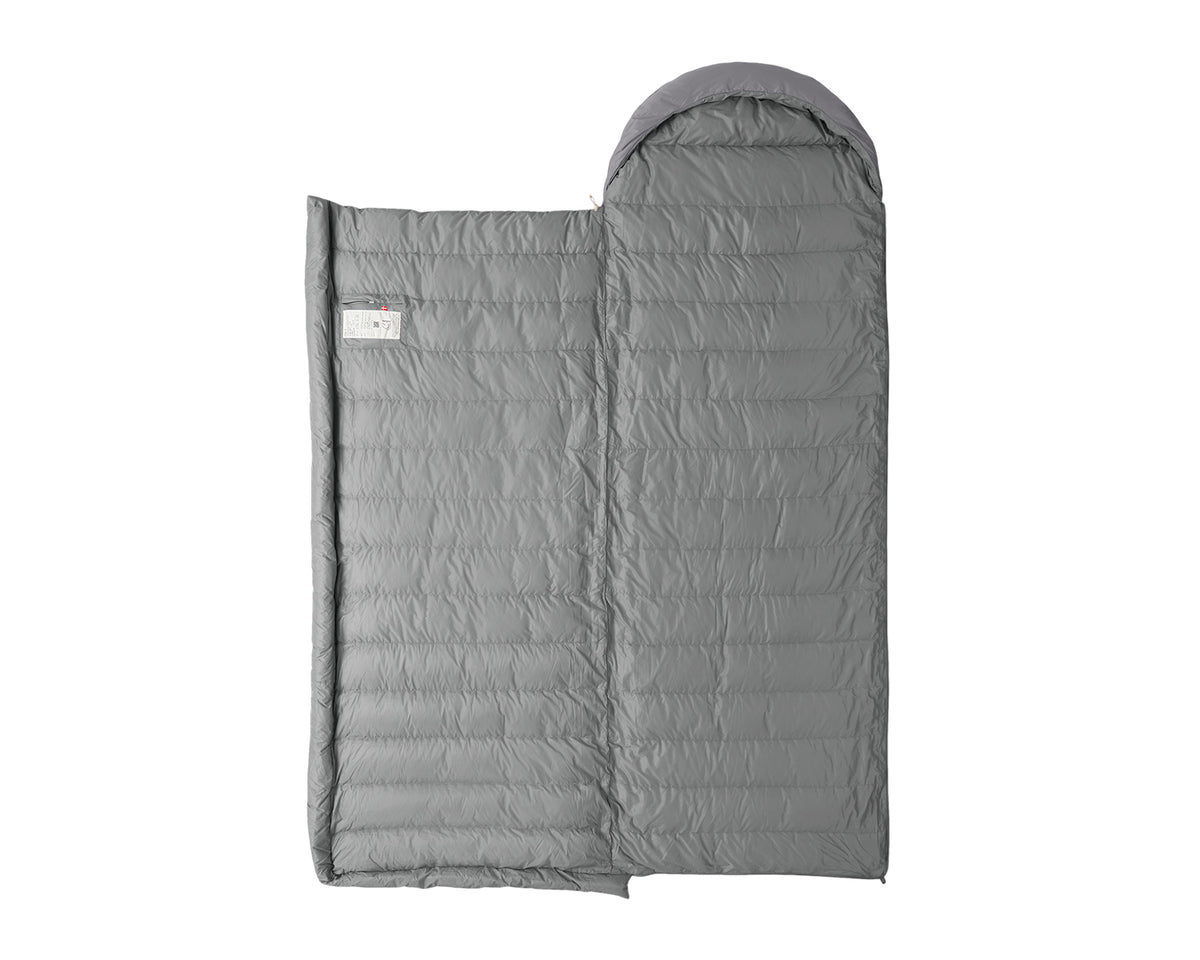 Freja -5° Blanket Sleeping Bag - Silver Filigree Grey