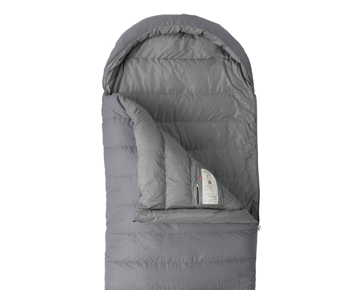Freja -5° Blanket Sleeping Bag - Silver Filigree Grey