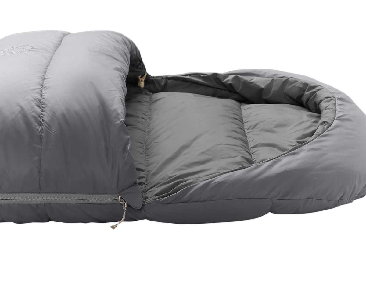 Freja -5° Blanket Sleeping Bag - Silver Filigree Grey