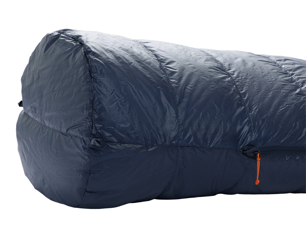 Walløe +10° Mummy Sleeping Bag - Mood Indigo Blue