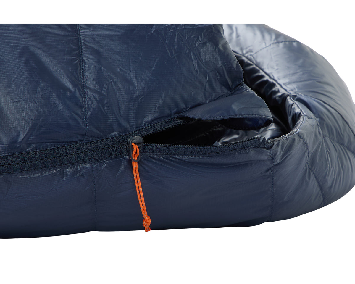 Walløe +10° Mummy Sleeping Bag - Mood Indigo Blue