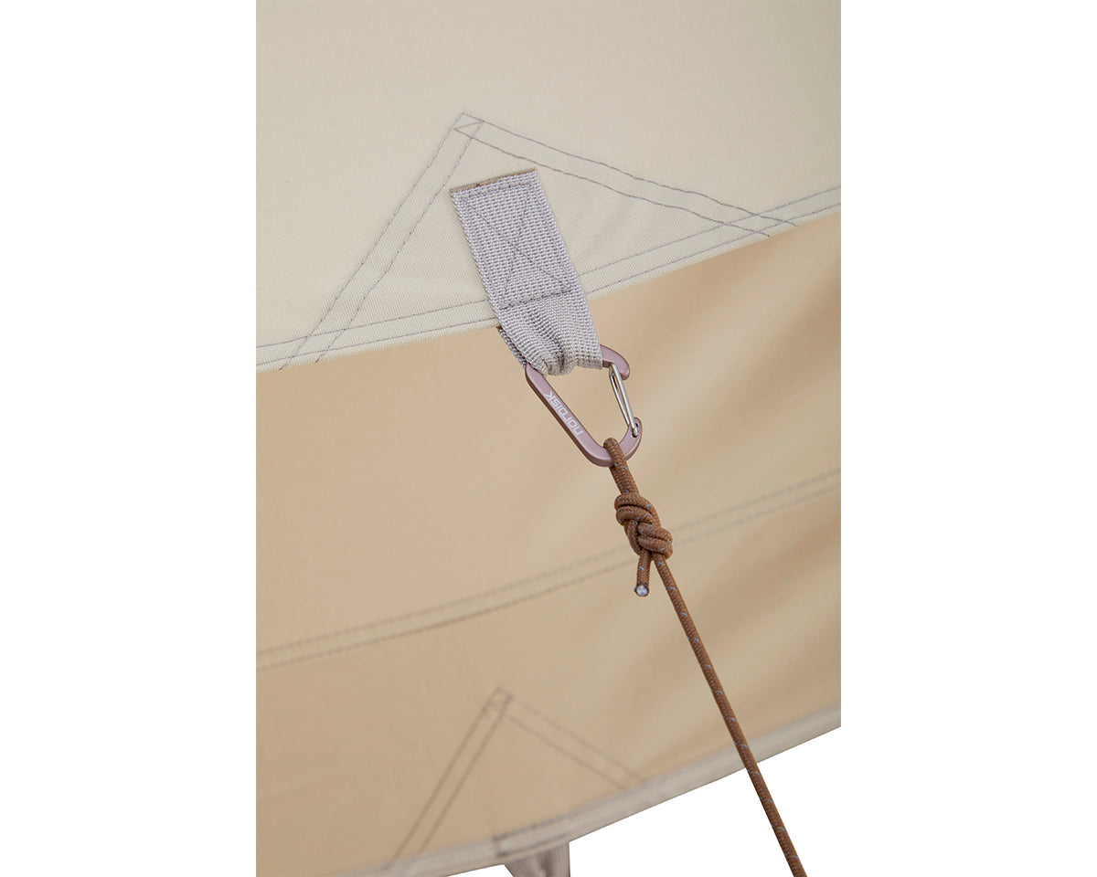 Ydun Tech Mini Glamping Tent Incl. Colour Pack - 2 person | Dachshund Chocolade