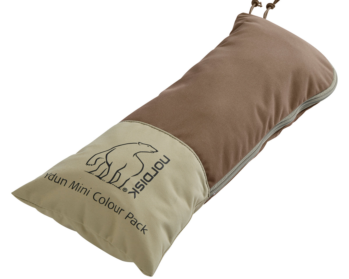 Ydun Tech Mini Glamping Tent Incl. Colour Pack - 2 person | Dachshund Chocolade