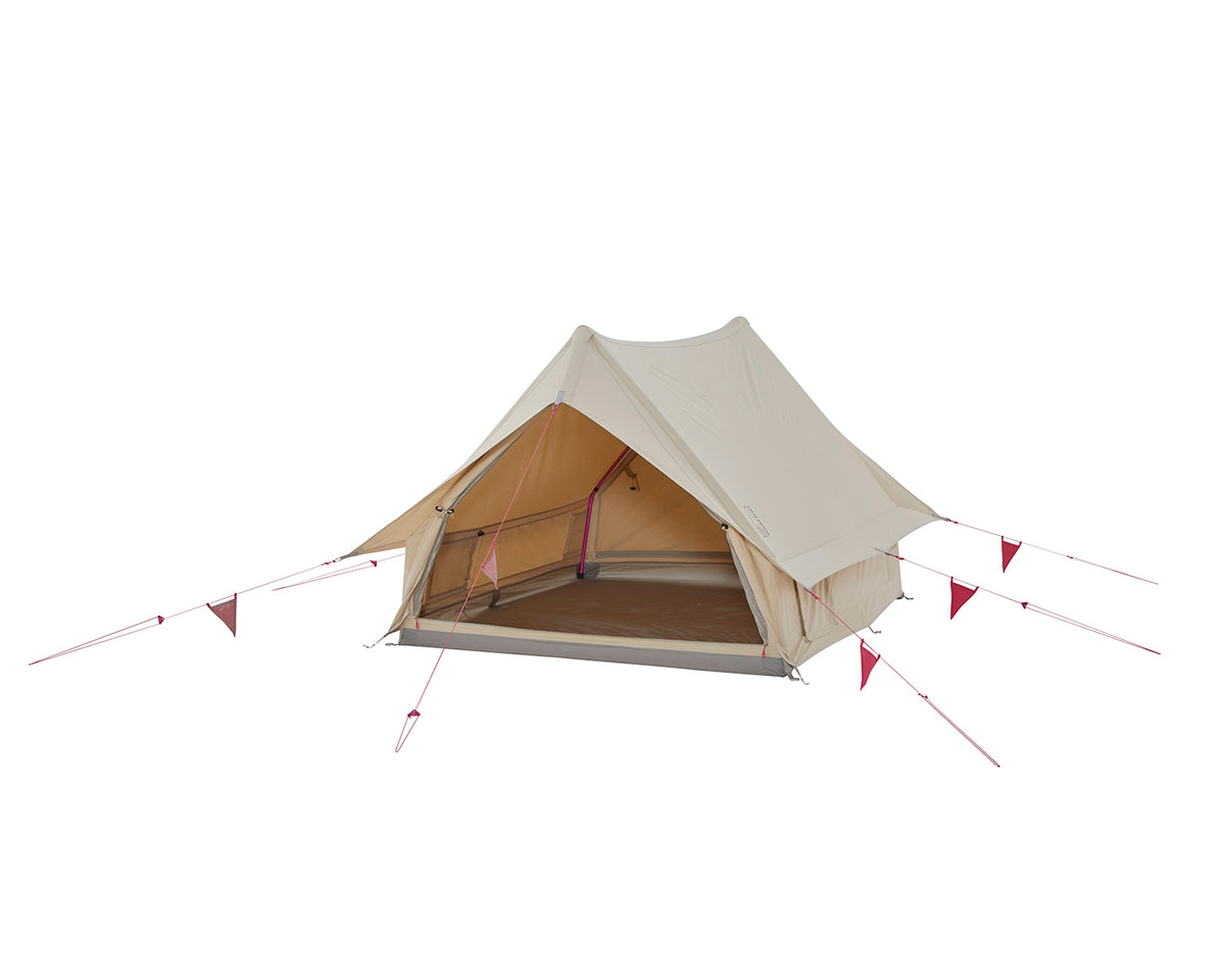 Ydun Tech Mini Glamping Tent Incl. Colour Pack - 2 person | Azalea Cherry Pink