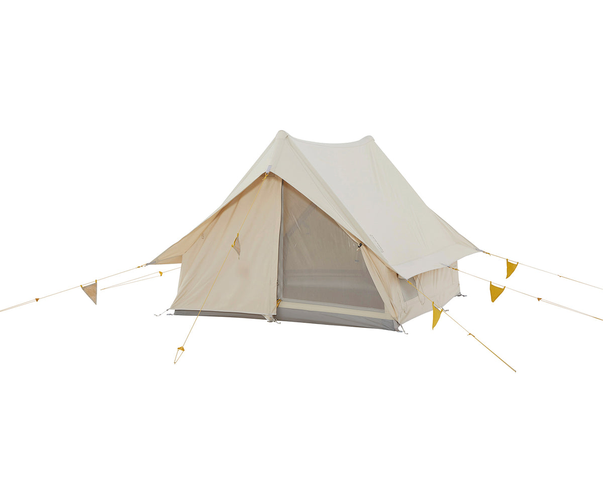 Ydun Tech Mini Glamping Tent Incl. Colour Pack - 2 person | Mustard Yellow