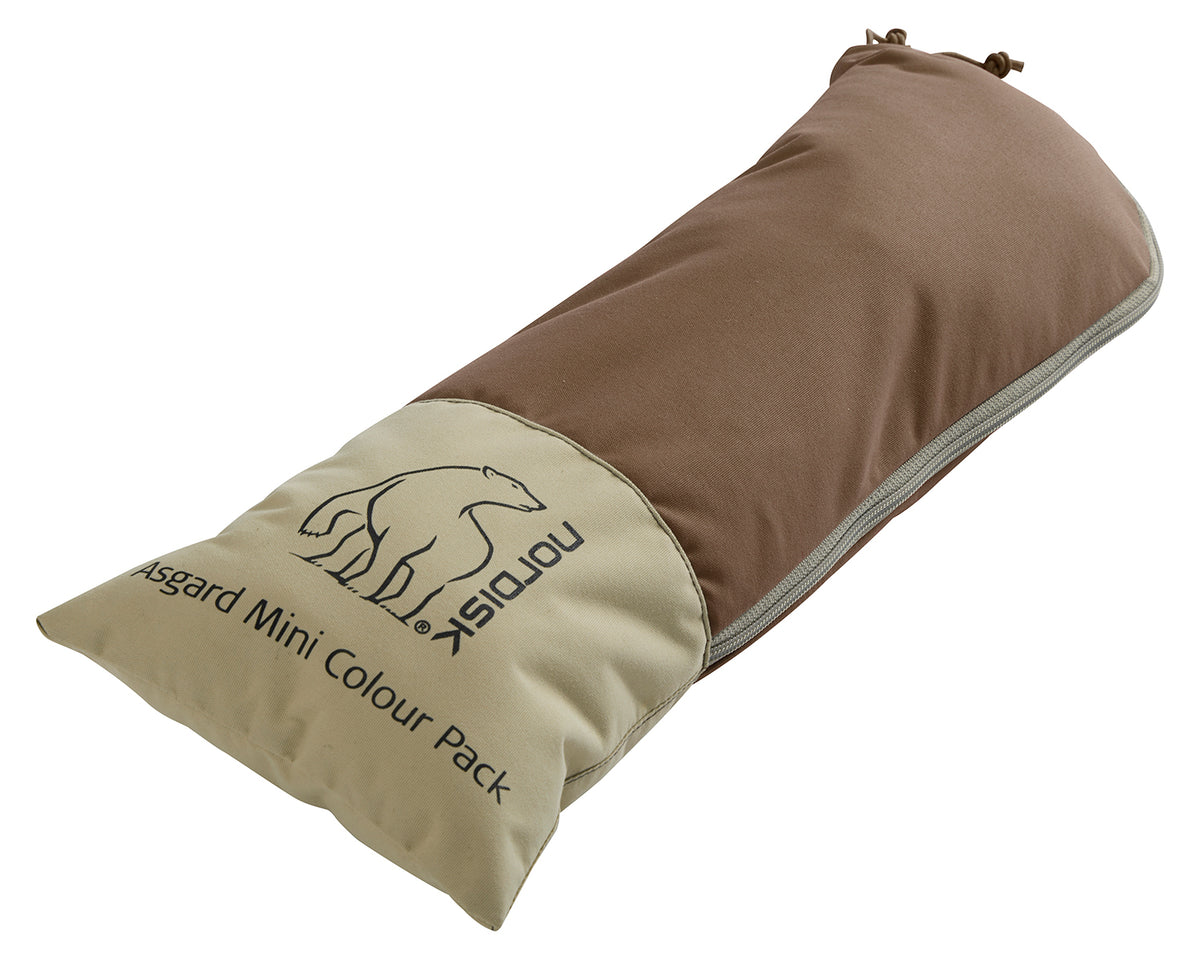 Asgard Tech Mini Tent Incl. Colour Pack - 2 person | Dachshund Chocolate