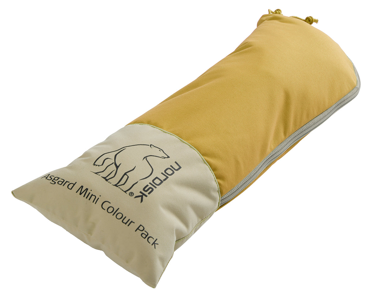 Asgard Tech Mini Tent Incl. Colour Pack - 2 person | Mustard Yellow
