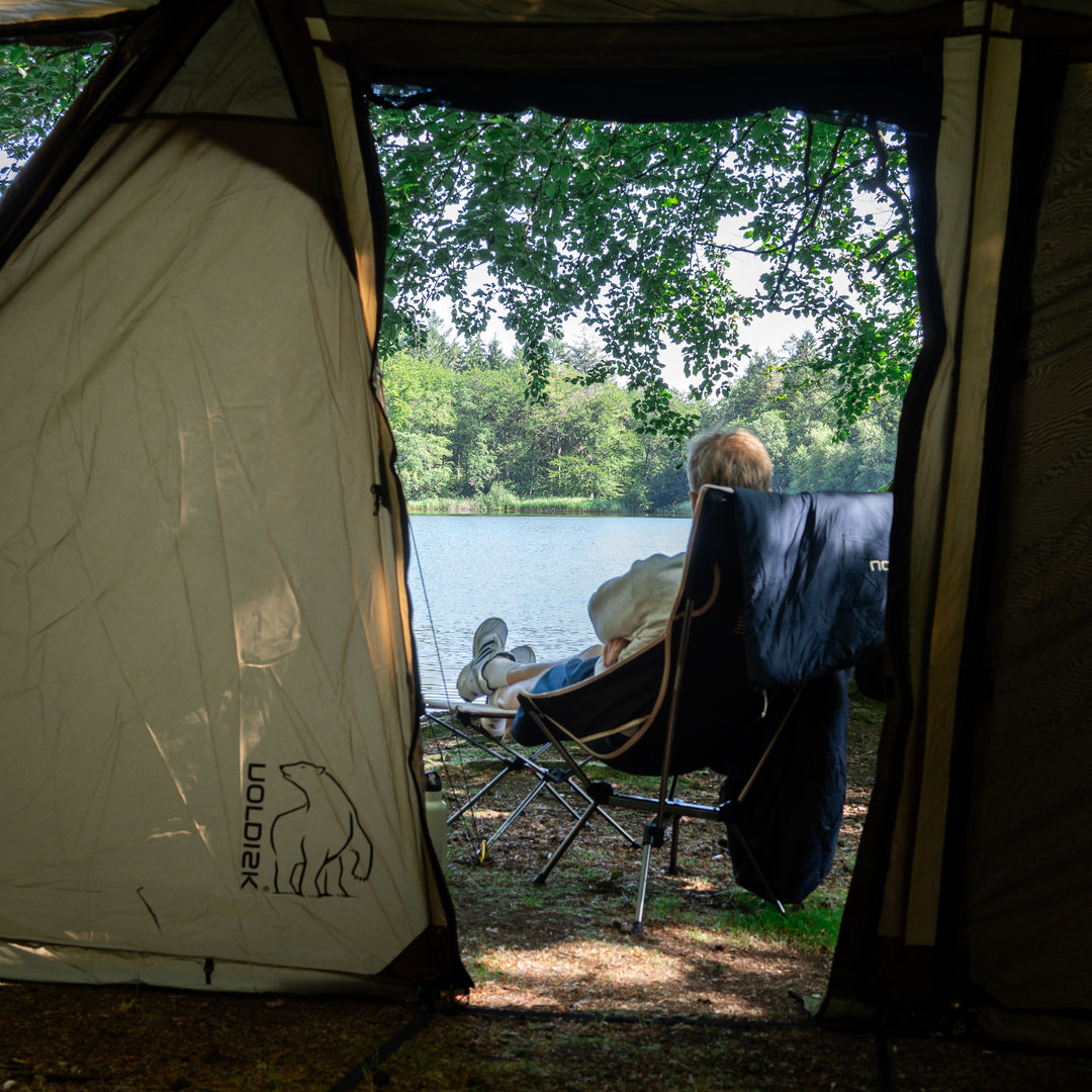 Reisa 6 PU Tent with skirt - 6 person | Beige