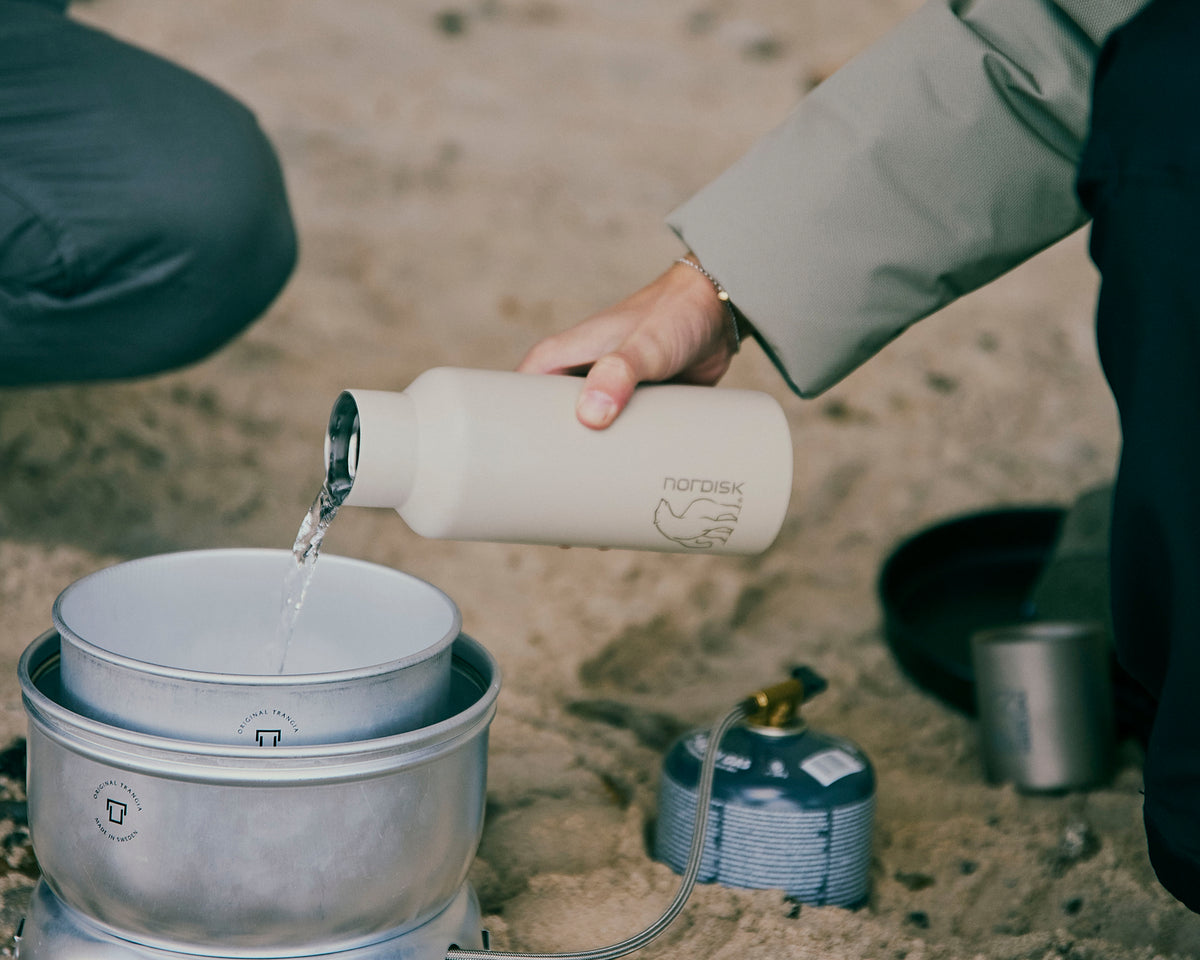 Drinking Bottle 500ml - Steel | Sandshell
