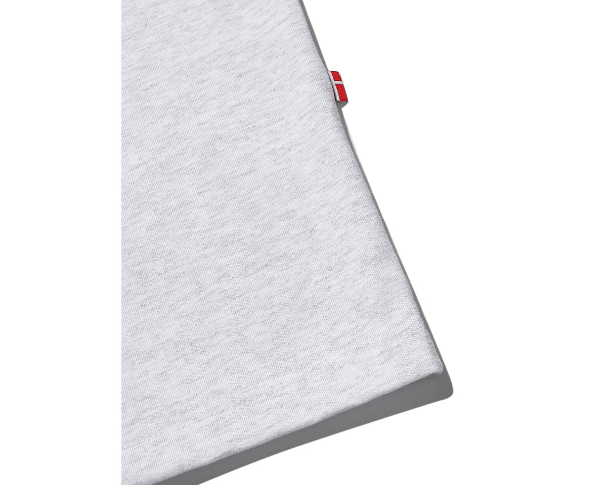 Small Polar Bear Long Sleeve T-Shirt Men's - Light Grey