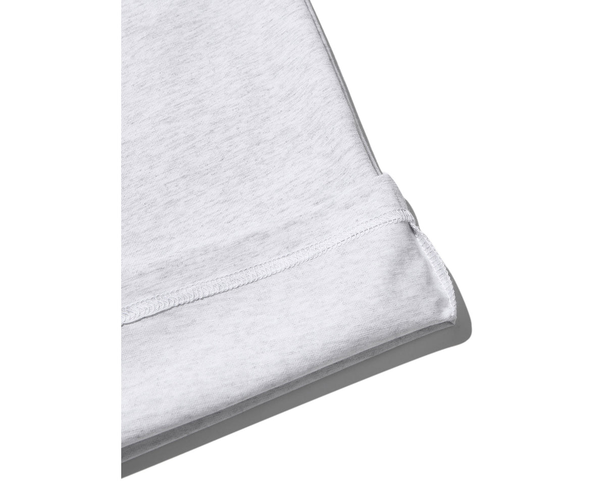 Small Polar Bear Long Sleeve T-Shirt Men's - Light Grey