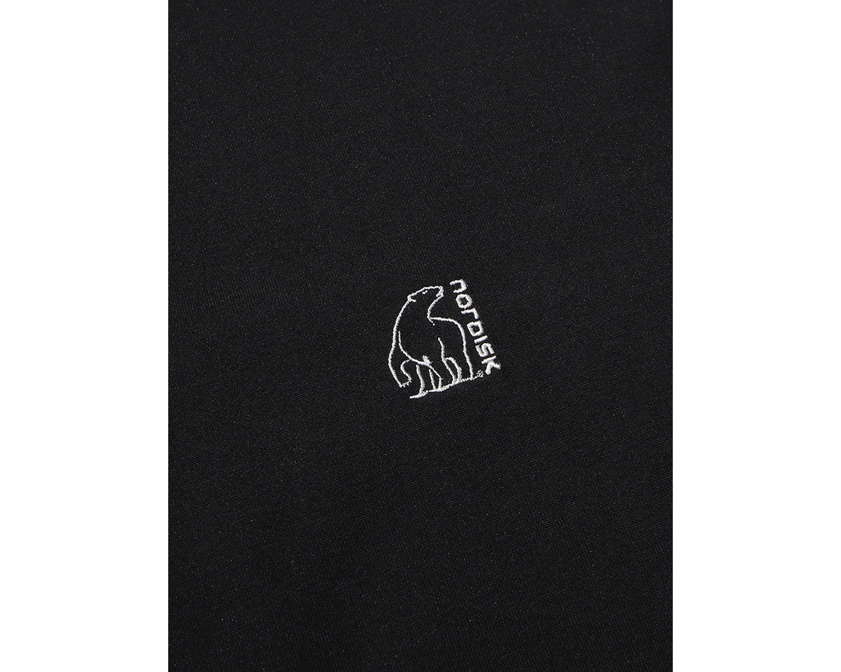 Small Polar Bear Long Sleeve T-Shirt Men's - Black