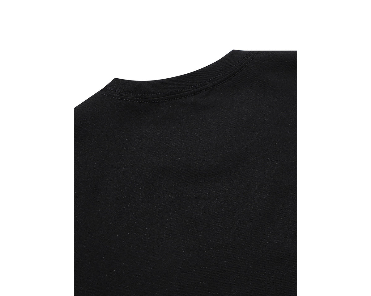 Small Polar Bear Long Sleeve T-Shirt Men's - Black