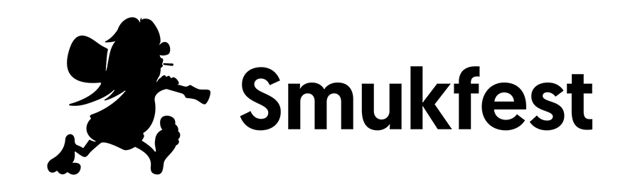 Black Smukfest logo representing Nordisk Rentals partnership for festival glamping solutions.