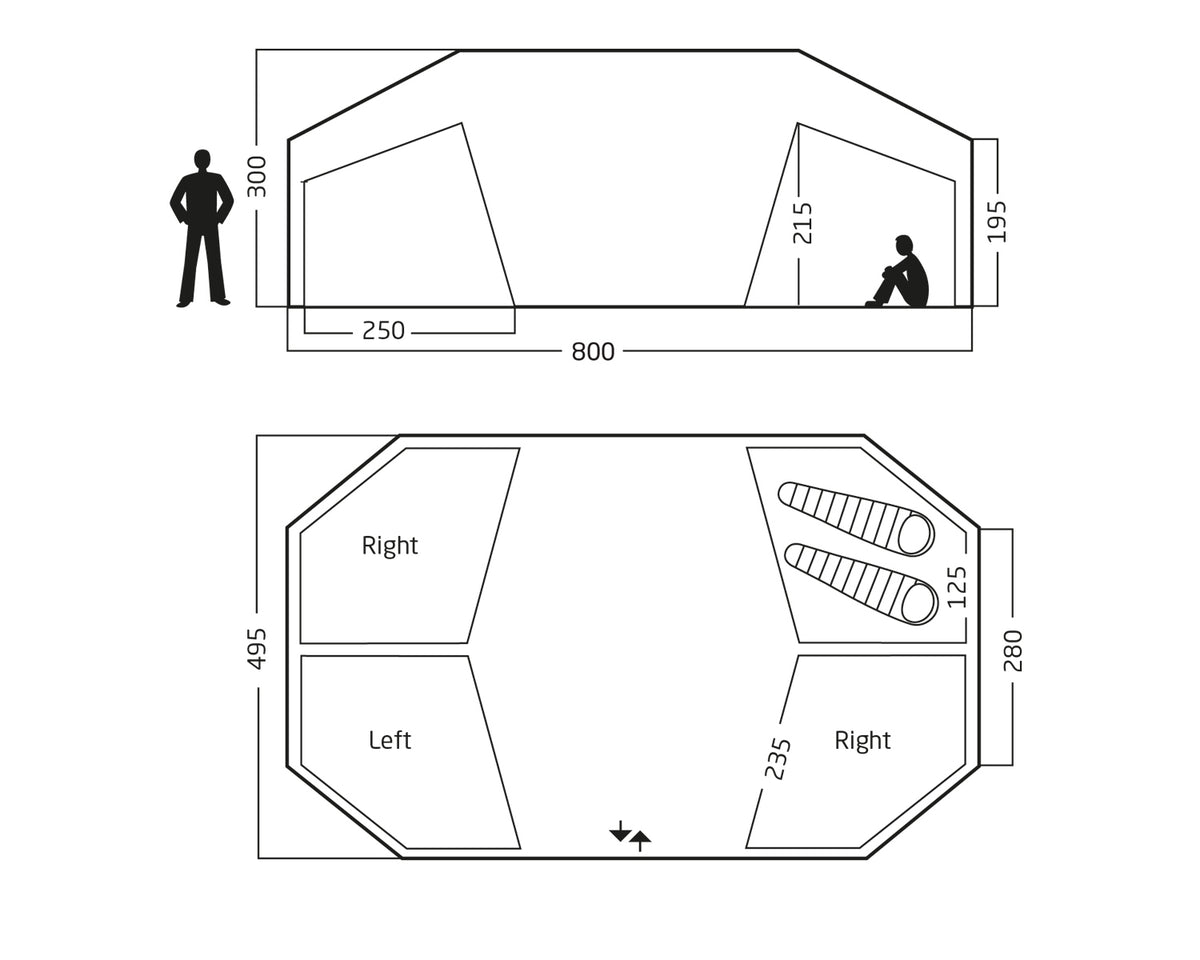 Vanaheim 40 Glamping Tent - 40 m² | 16 person | Sandshell