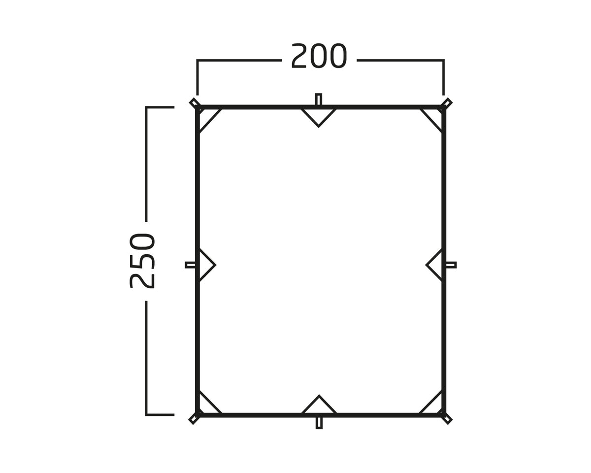 Voss 5 LW Tarp - 5 m² | Forest Green