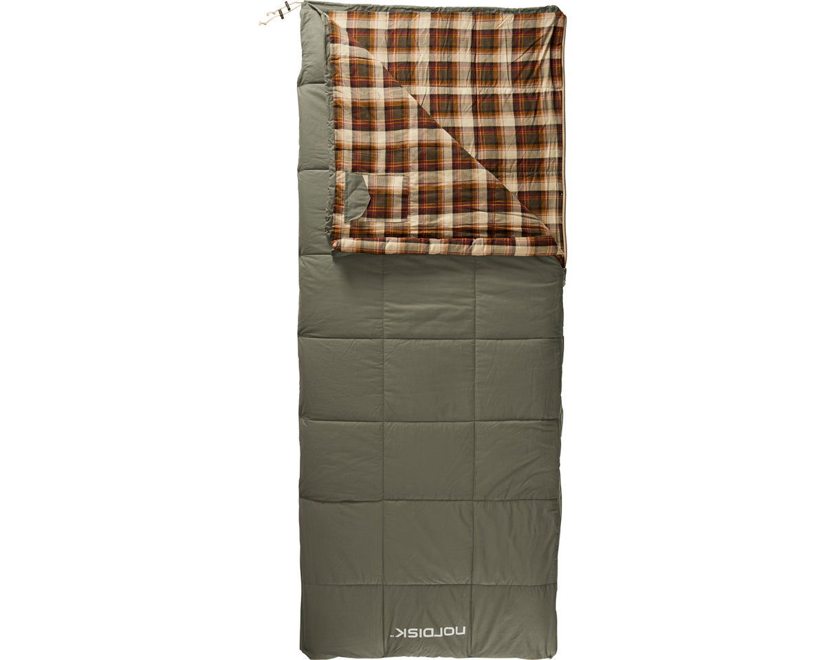 Almond +10° Sleeping Bag - Bungee Cord Brown