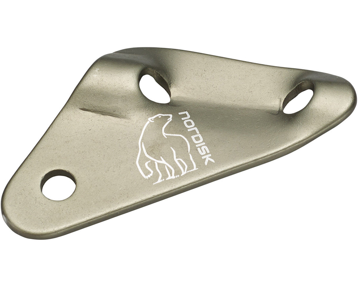 Aluminium Triangular Slider (10 pcs) - Matt Silver