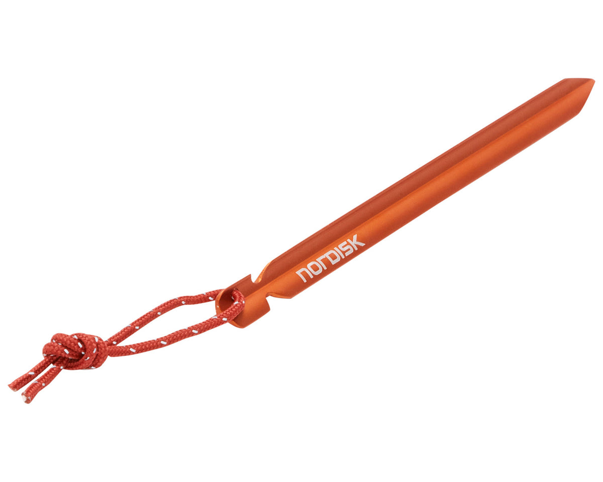 Aluminium Triple Twister Pegs (6 pcs) - Bossa Nova Red