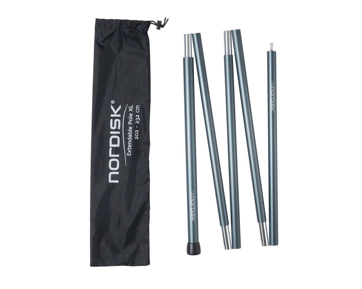 Extendable Pole 202-232 cm - Aluminium