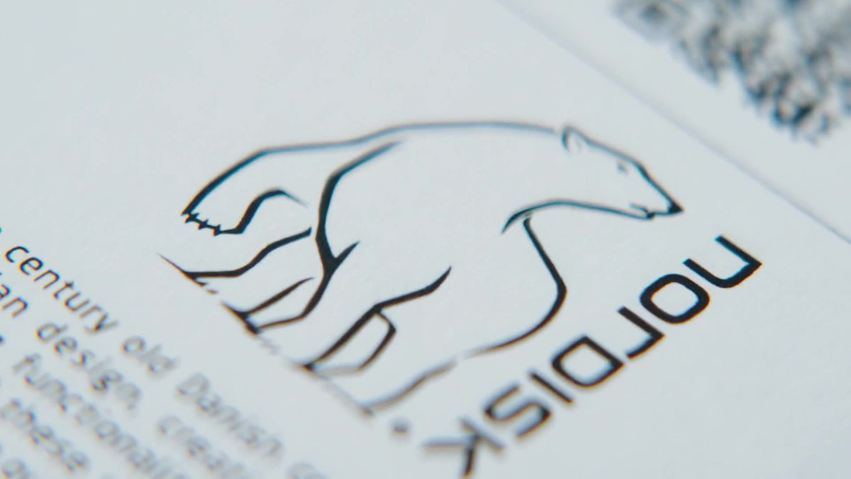 Nordisk logo on paper at Die Manufaktur in Görlitz