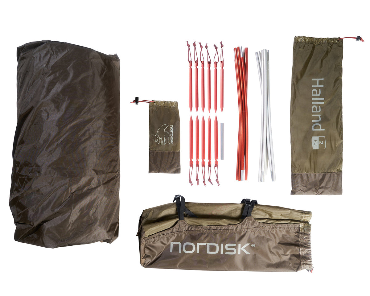 Halland 2 PU Tent - 2 person | Dark Olive