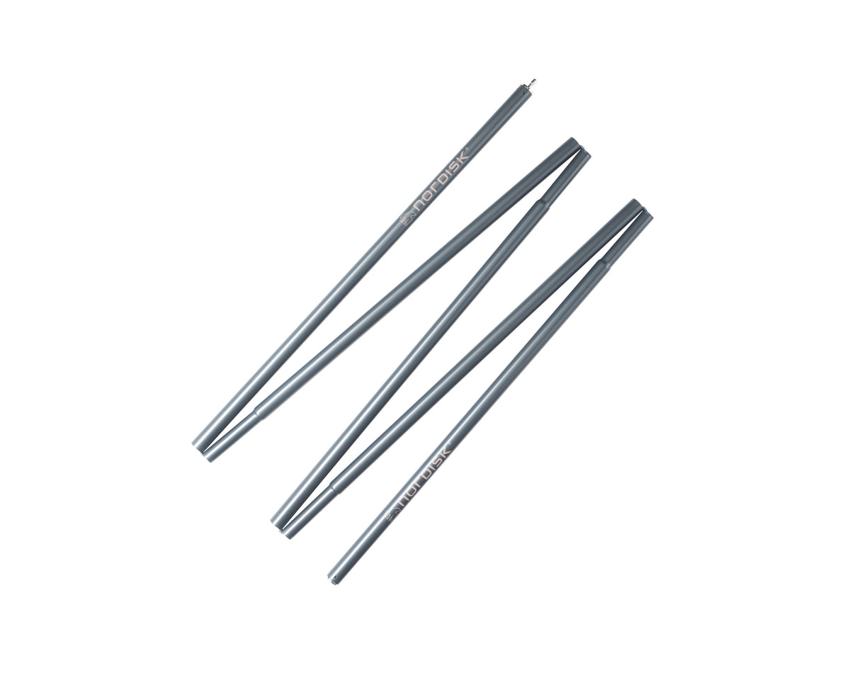 Midgard 9.2/20 - Large Entrance Pole Set (4 pcs) - Steel/Gunmetal Grey