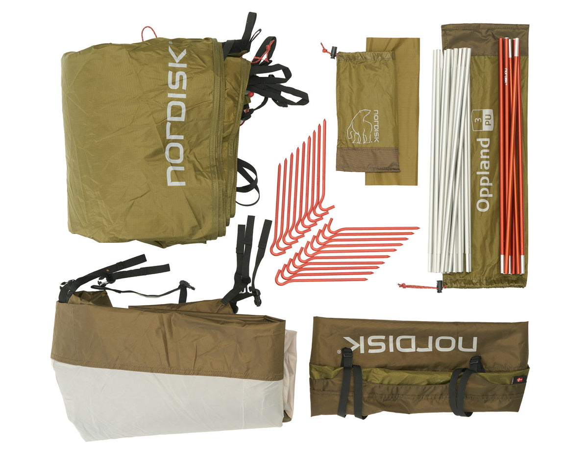 Oppland 3 PU (2.0) Tent - 3 person | Dark Olive