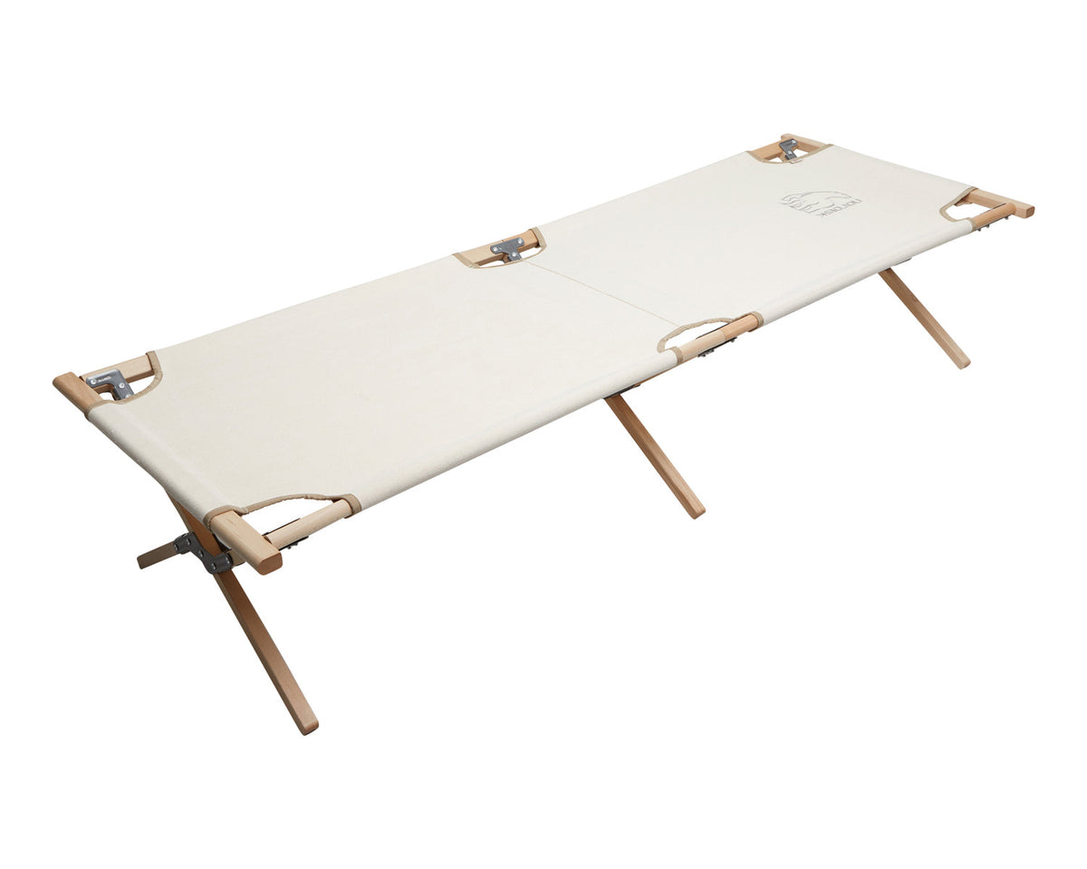 Rold Wooden Bed - Neutral