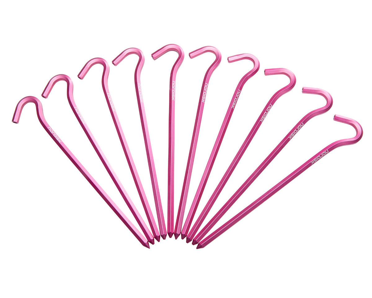 Aluminium Skewer Pegs (10 pcs) - Azalea Cherry Pink