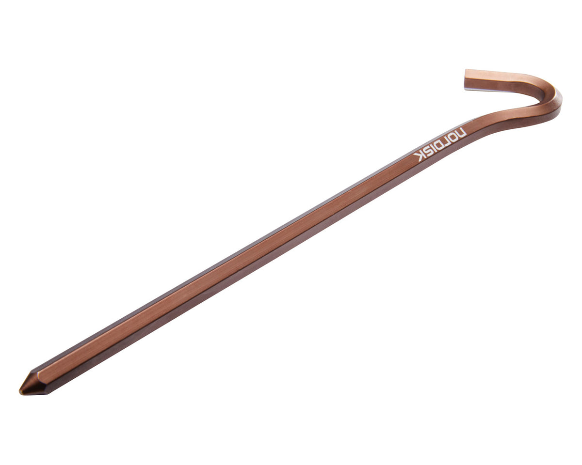 Aluminium Skewer Pegs (10 pcs) - Dachshund Chocolate