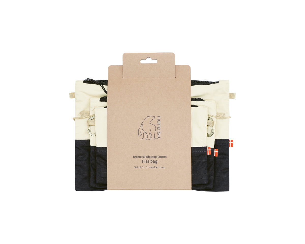 Skive Flat Bags (set of 3) - Sandshell