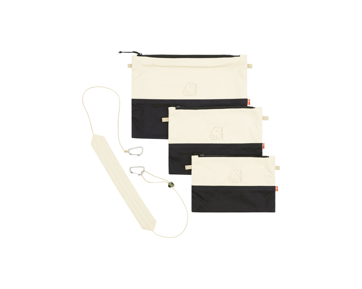 Skive Flat Bags (set of 3) - Sandshell