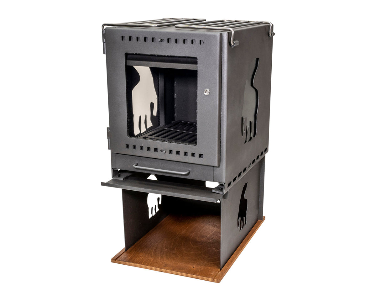 Torden Wood Burner Set - Black
