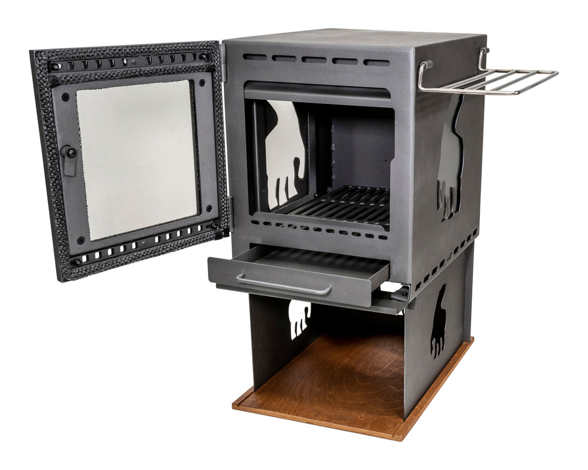 Torden Wood Burner Set - Black