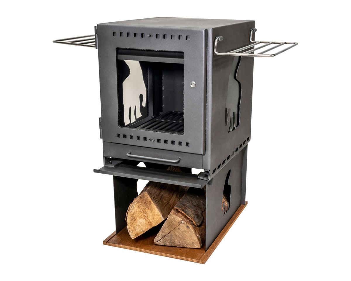 Torden Wood Burner Set - Black