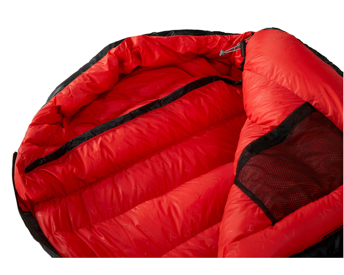 VIB 600 Sleeping Bag - Right Zip | Black