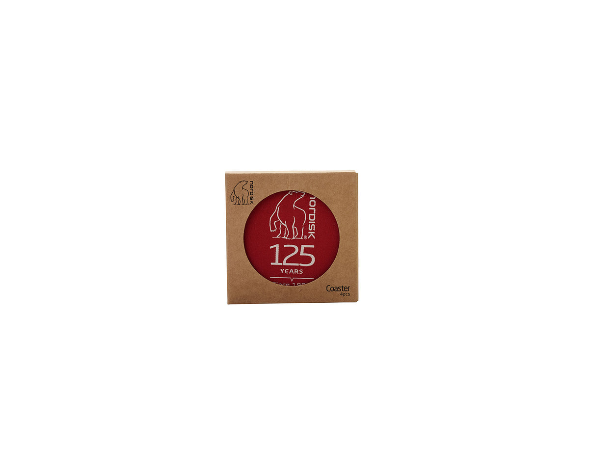 125 Years Coaster Set (4-pack) - Red Ochre