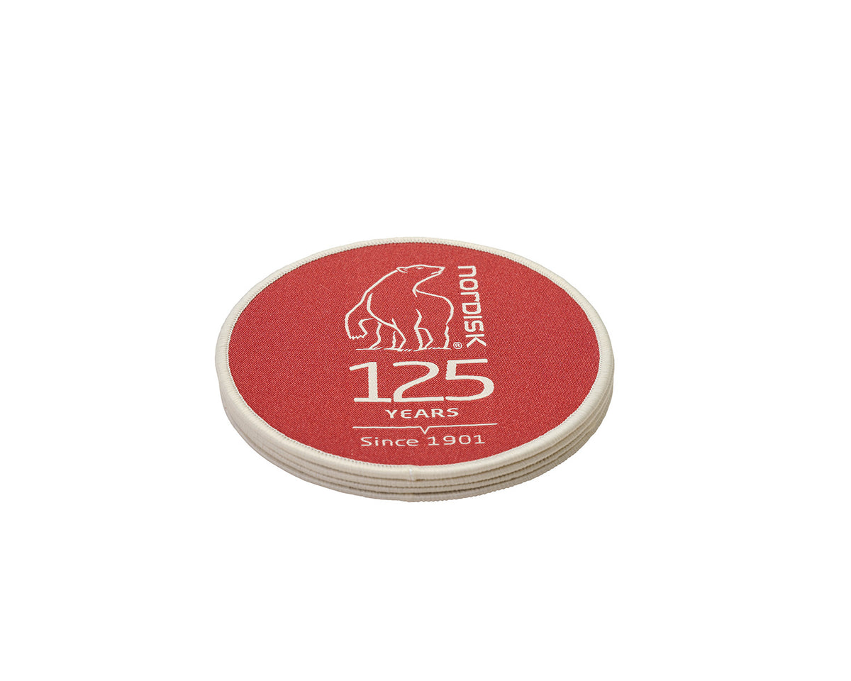 125 Years Coaster Set (4-pack) - Red Ochre