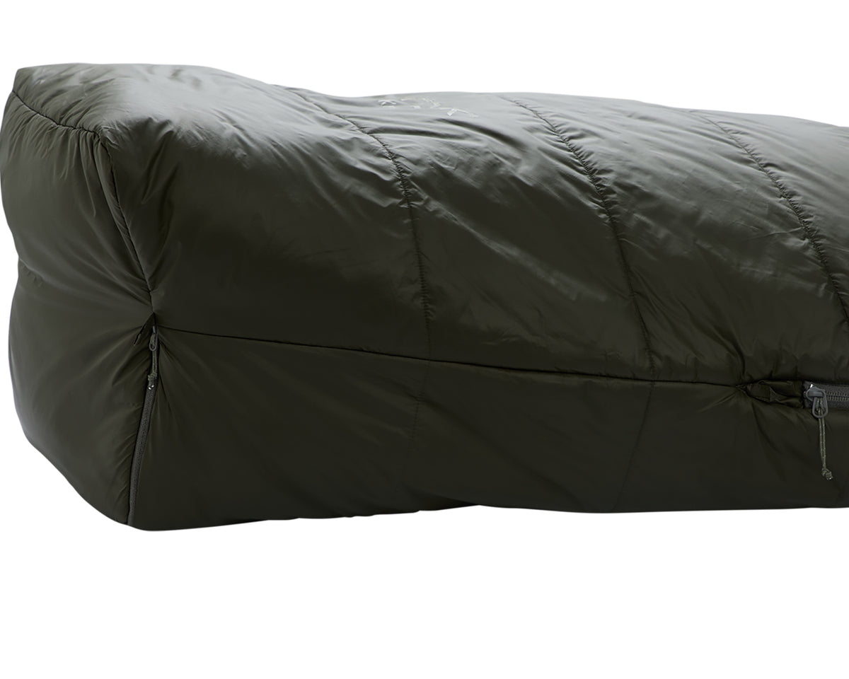 Knuth ±0° Wide Mummy Sleeping Bag - Forest Night Green