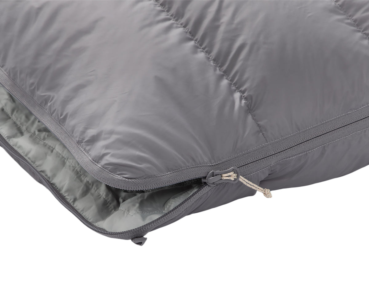 Freja +10° Blanket Sleeping Bag - Silver Filigree Grey
