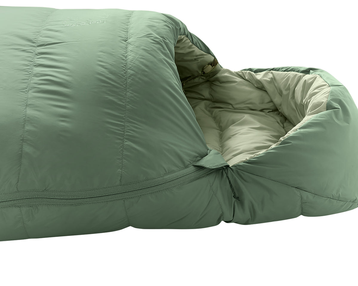 Ides Junior Mummy Sleeping Bag - Hedge Green