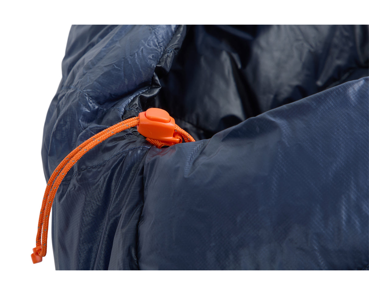 Walløe +10° Mummy Sleeping Bag - Mood Indigo Blue