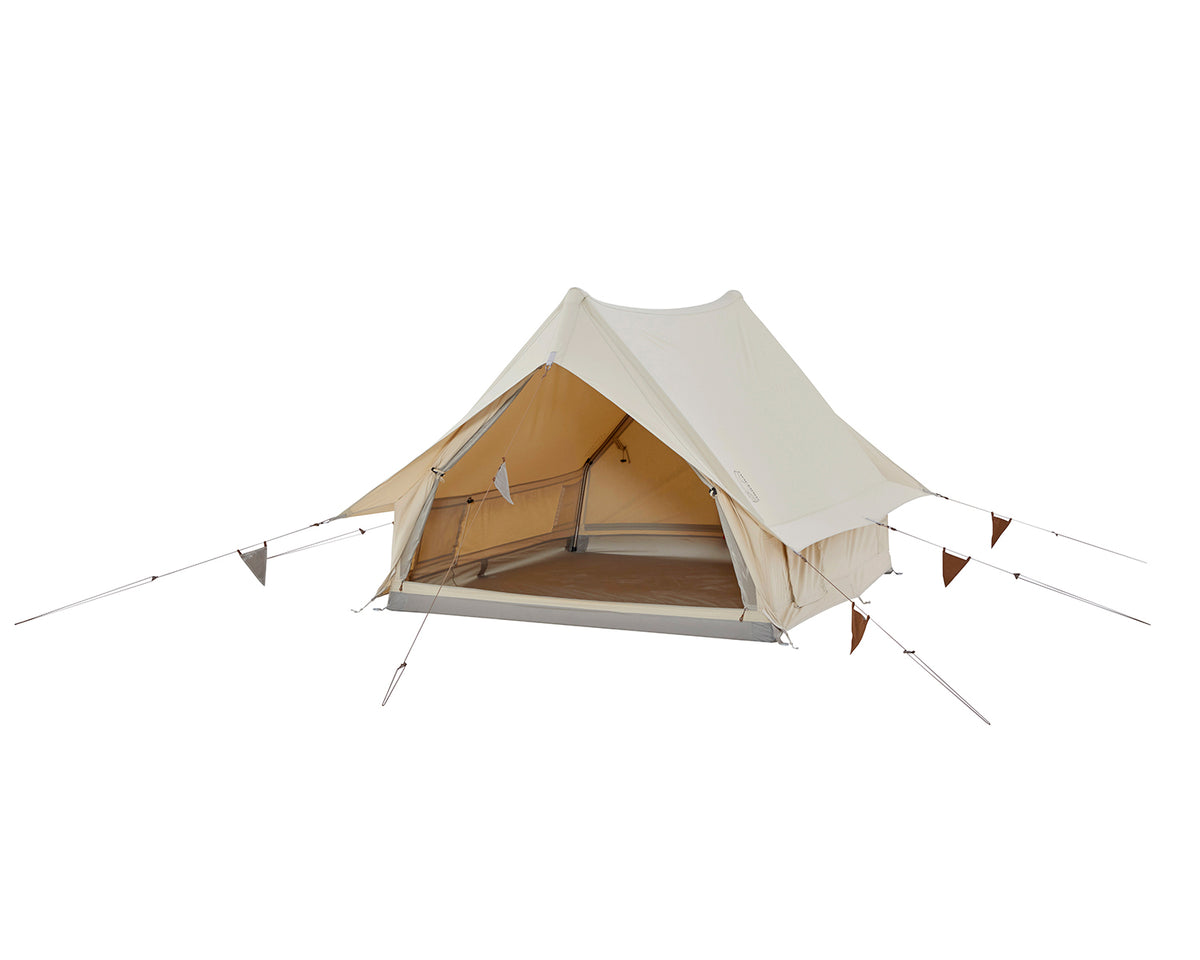 Ydun Tech Mini Glamping Tent Incl. Colour Pack - 2 person | Dachshund Chocolade
