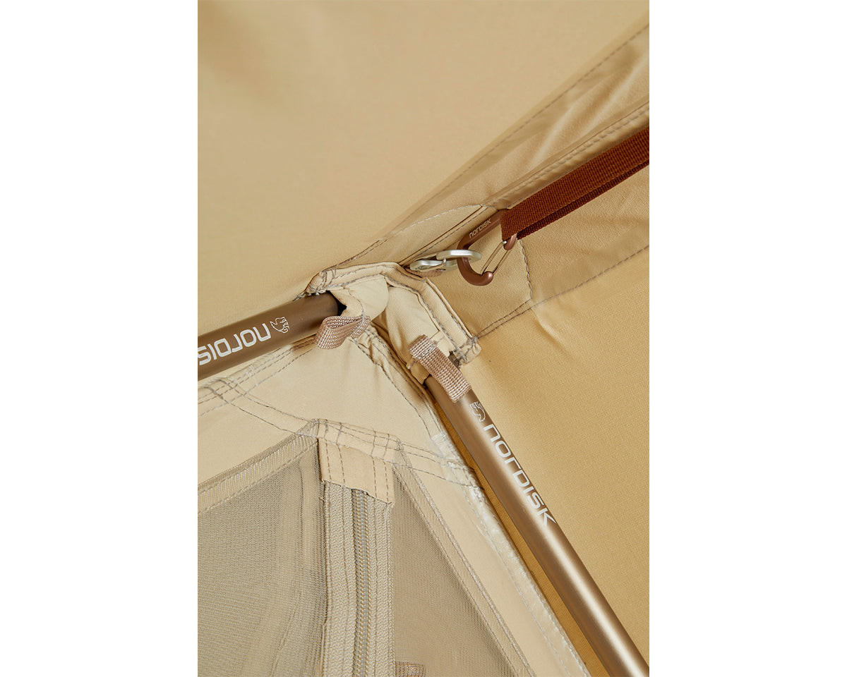 Ydun Tech Mini Glamping Tent Incl. Colour Pack - 2 person | Dachshund Chocolade