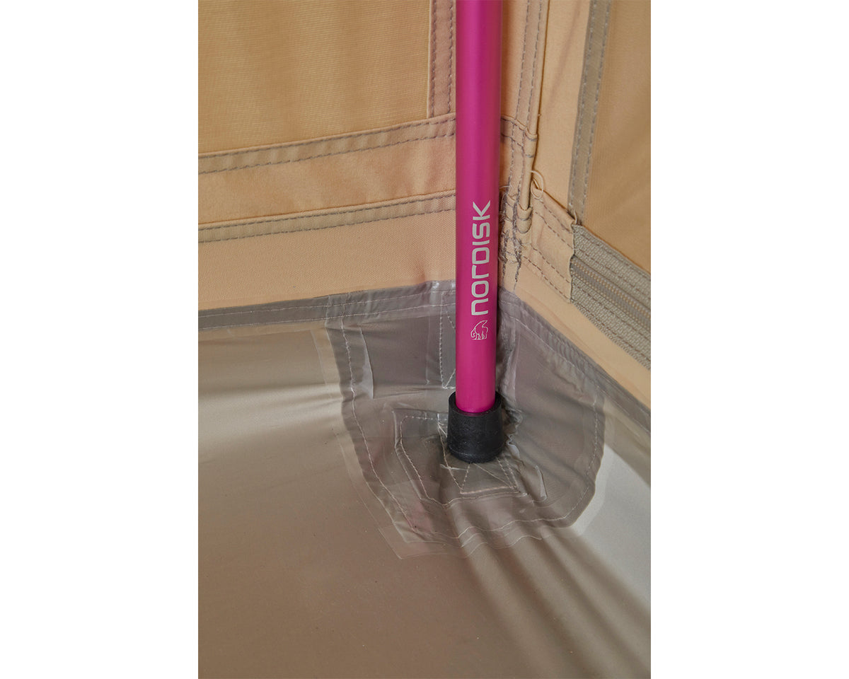 Ydun Tech Mini Glamping Tent Incl. Colour Pack - 2 person | Azalea Cherry Pink