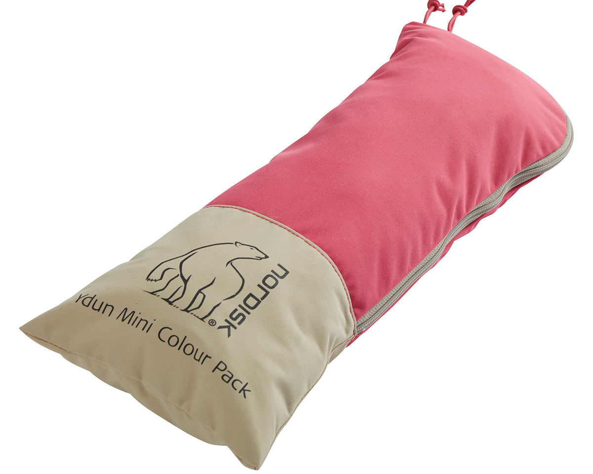 Ydun Tech Mini Glamping Tent Incl. Colour Pack - 2 person | Azalea Cherry Pink