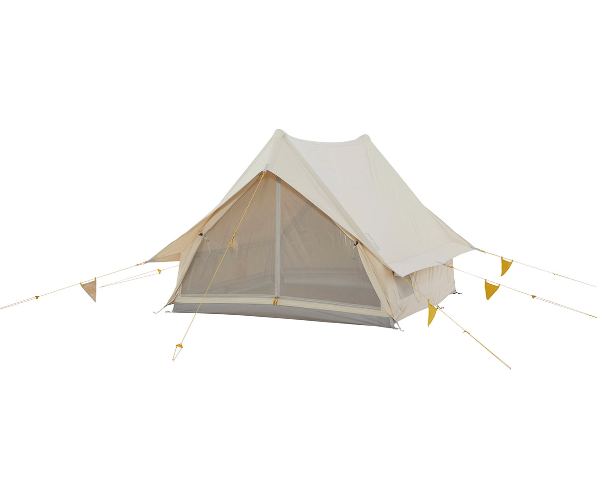 Ydun Tech Mini Glamping Tent Incl. Colour Pack - 2 person | Mustard Yellow