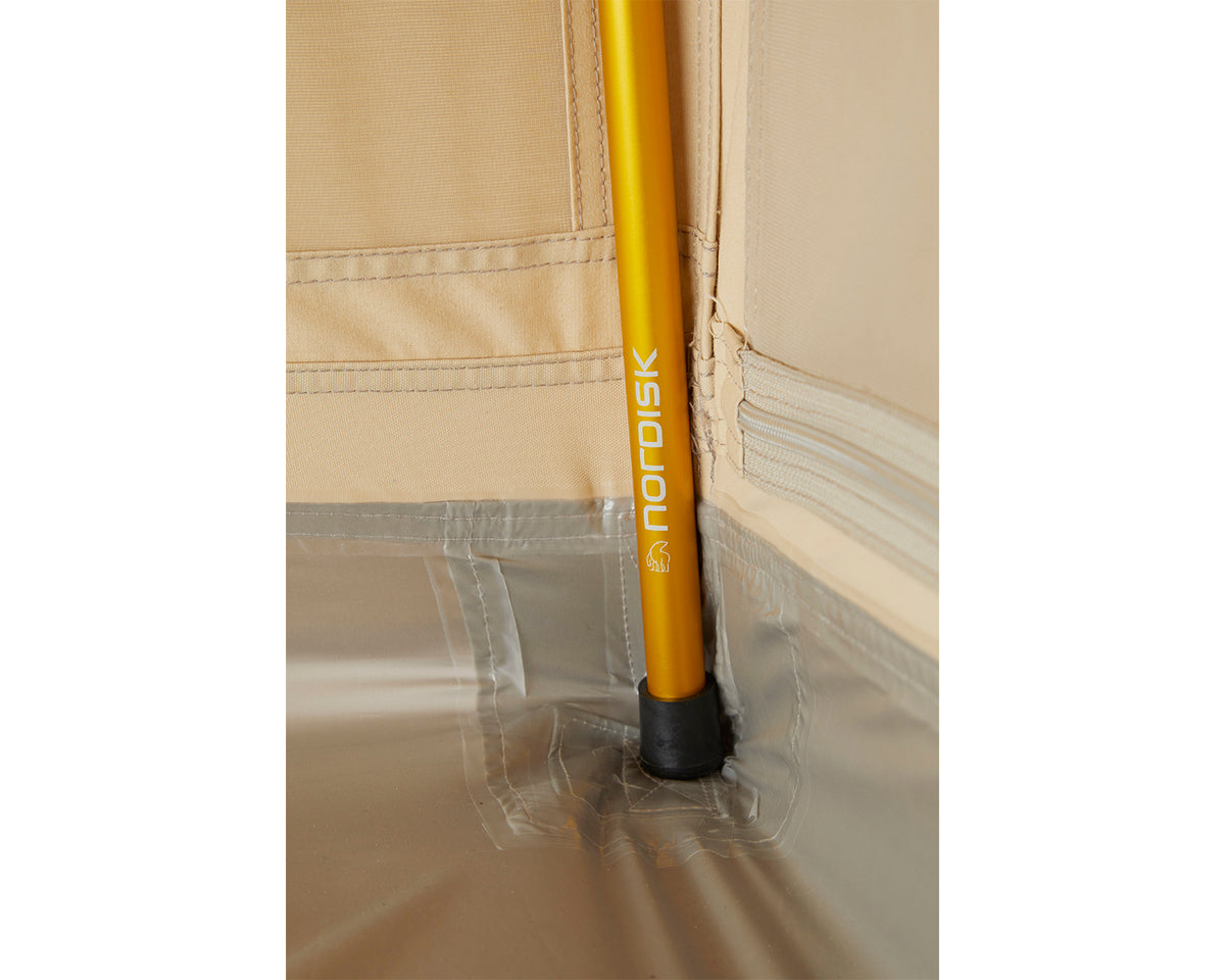 Ydun Tech Mini Glamping Tent Incl. Colour Pack - 2 person | Mustard Yellow