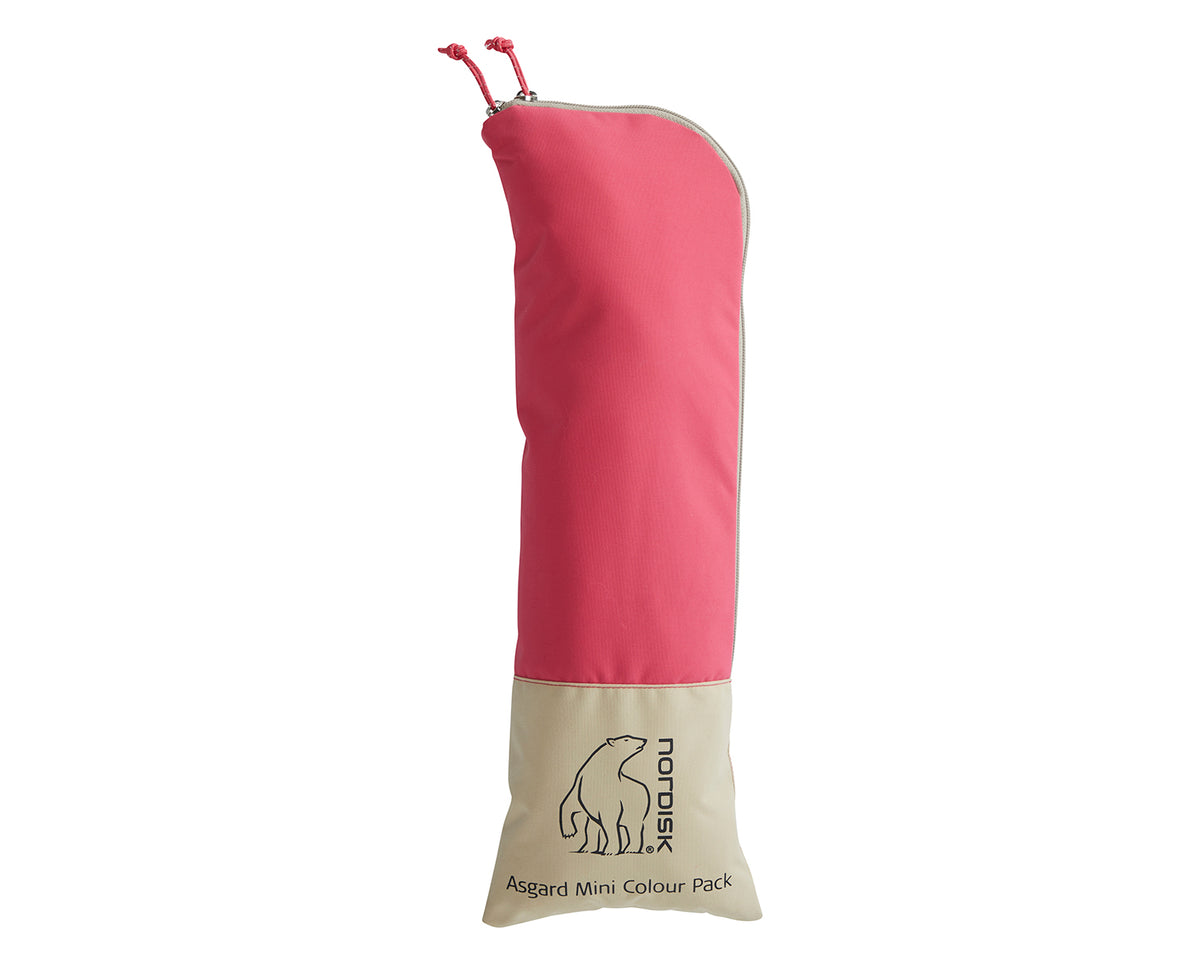 Asgard Tech Mini Tent Incl. Colour Pack - 2 person | Azalea Cherry Pink